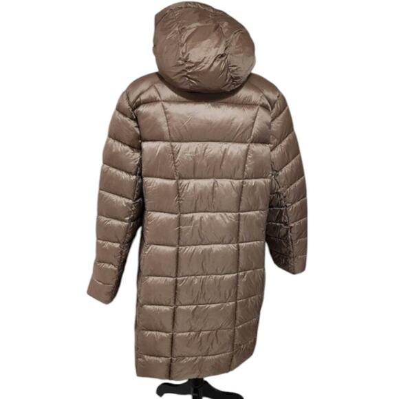 Michael Kors Truffle Champagne packable long puffer coat plus size 2X new!!!‎ - Picture 2 of 14